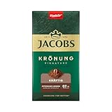 Jacobs Filterkaffee Krönung Kräftig, Intensives Aroma, Gemahlener Kaffee, Intensität 7/10, 500g