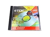 TDK CD-RW74HSCM, 650 MB, 74 Min., 12 x High-Speed-Daten, wiederbeschreibbar, CD-RW74HSCM