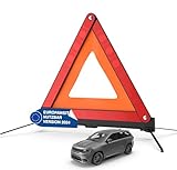 autogadget® KFZ Warndreieck Notfalldreieck rot, Dreieck Autozubehör Pannendreieck Auto Triangle - für Unfall & Pannen