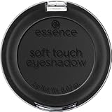 essence cosmetics soft touch eyeshadow,Lidschatten,Nr. 06 Pitch Black,schwarz,sofortiges Ergebnis,langanhaltend,Vitaminen,farbintensiv,vegan,Mikroplastik Partikel frei,Nanopartikel frei (2g)