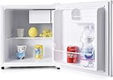 Melchioni ARTIC47LT Mini-Kühlschrank mit Gefrierschrank, F, leise, 47L, Kompressor und Gefrierschrank, klein, tragbar, für Schlafzimmer, Büro, B&B, Hotel [Energieeffizienzklasse F]
