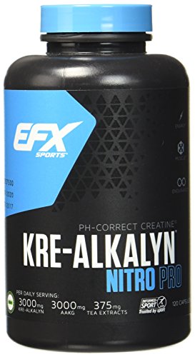 EFX Kre-Alkalyn Nitro-Pro Super Caps - 120 Kreatin Kapseln, 1er Pack (1 x 173 g)