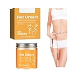 Heiße Massage-Creme - Anti-Cellulite Creme für Tiefenmuskel-Entspannung, Fettverbrennung für Bauch, Beine, Arme, Po, Taille