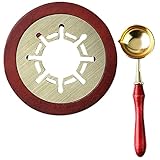jojofuny 1Satz Wachsversiegelungsset mit Hohler Wachsschmelzofen für DIY Projekte und Versiegelungen Hochwertigem Wachs und Eleganten