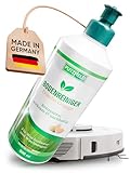 PUTZHELD® Bio Bodenreiniger für Wischroboter und Saugwischer • Dermatologisch getestet 'sehr gut' • Reinigungsmittel für Saugwischer vegan und frei von Tierversuchen