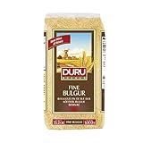 Duru HARTWEIZENGRÜTZE FEIN Bulgur, Weizenbeeren, 1000g, 100% natürlich und zertifiziert, Hohe Ballaststoffe und Eiweiß, Nicht gentechnisch verändert