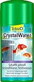 Tetra Pond CrystalWater - Wasserklärer gegen Trübungen für kristallklares Wasser im Gartenteich, 500 ml Flasche