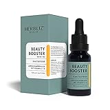 HERBLIZ Kaktusfeige Beauty Booster mit 400mg CBD | Anti Aging Naturkosmetik Moisturizer | Add-on zur Tagescreme, Nachtcreme, Makeup | Gesichtspflege mit Kaktusfeigenkernöl, Antioxidantien, Vitamin E