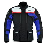 Jet Motorradjacke Herren Mit Protektoren Textil Wasserdicht Winddicht Aero Cool MERICANA (XL (EU 52-54))
