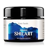 Gaia Foods Himalaya Shilajit Original mit hochwertigen Inhaltsstoffen - Mumijo Shilajit mit Fulvinsäure, Huminsäure und über 84 natürlichen Mineralien (15g)