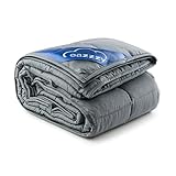 Genius eazzzy Gewichtsdecke 135 x 200 cm 10kg - Therapiedecke mit Glasperlen für Erwachsene gegen Schlafstörung Anti Stress - Bettwäsche schwer Weighted Blanket besseres Schlafen