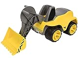 BIG - Power-Worker Maxi-Loader - Kinderfahrzeug, geeignet als Sandspielzeug und für das Kinderzimmer, Baggerfahrzeug zum Sitzen bis 50 kg, für Kinder ab 3 Jahren