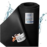 TeichVision - Premium EPDM Teichfolie Stärke 1 mm - 1,5 m x 1 m/naturgerechte EPDM Folie schwarz - besonders langlebig/auch geeignet als Hochbeet Folie wasserdicht