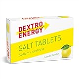 DEXTRO ENERGY SALT TABLETS LEMON + NATRIUM - 54g, 30 Tabletten - Traubenzucker Tabletten für schnelle Kohlenhydrate zur Energieversorgung, Ergänzung beim Workout