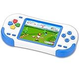 ZHISHAN Tragbare Handheld Spielekonsole für Kinder Erwachsener mit Eingebauten 220 16Bit Klassisches Retro Videospiele 3.0 'HD Bildschirm Arcade System Geburtstagsgeschenk Blau