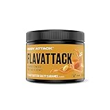 Body Attack FlavTASTIC®,Peanut Butter Salty Caramel, 250g / 83 Portionen-intensives Geschmackspulver für Hot & Cold und zum Backen, palmöl-, aspartam- & glutenfrei***, Made in Germany