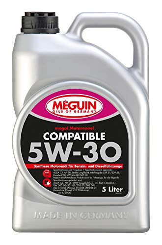 Meguin 6562 megol Motoröl Compatible SAE 5W-30, 5 L