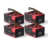 Tchibo Cafissimo Vorratsbox Espresso kräftig Kaffeekapseln, 384 Stück – 4x 96 Kapseln (Espresso, intensiv mit kräftigen Röstaromen), nachhaltig & fair gehandelt