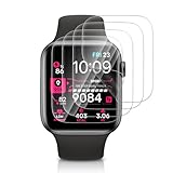 2 Stück für Panzerglas für Apple Watch Series 4/5/6/se 40mm Schutzfolie, Flexible TPU Schutzglas für Apple Watch 40mm Displayschutz, Blasenfrei Selbstheilend für Apple Watch se 40mm Displayfolie