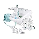 Medisana IN 500 Inhalator, Inhalationsgerät mit Mundstück und Maske für Erwachsene und Kinder, Vernebler Inhaliergerät bei Erkältung oder Asthma mit extra viel Zubehör