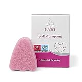 ELANEE Soft-Tampons, fadenlose Tampons, weiches & flexibles Material, 4 Stück (742-V3)