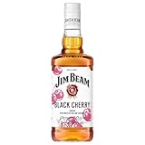Jim Beam Black Cherry - Bourbon Whiskey mit Schwarzkirsch-Likör - mit weichem und rundem Geschmack - 32.5% Vol. - 700ml