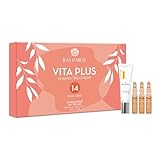 JEAN D'ARCEL VITA PLUS Vitamin Treatment – 14-Tage Vitamin-Booster Ampullenkur für Glow & Vitalität – Mit Retinol, Niacinamid & Hyaluronsäure– 14 x 2 ml + 1 x 10 ml