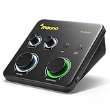 MAONO Audio Mixe für PC: Interface mit XLR-Eingang 24-bit/192kHz Routing-Software LOOPBACK ASIO-Treiber für Musikaufnahme, Home-Studio, Gitarre, Podcast, Streaming, DAW (PS22 Lite Schwarz)