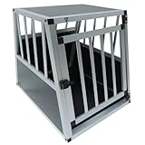 SPOCADO Villa Hunde Transportbox - Sicherer, bequemer Transport für deinen Hund - Stabile Konstruktion, in versch. Größen erhältlich - Leicht, langlebig und einfach zu reinigen (69 x 60 x 54 cm)