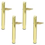 Koffer-Set, Metall-Tischbeine, DIY-Ersatz-Möbelfüße, Sofabeine, Tischbeine mit Schrauben, verstellbare Möbelstützbeine für Küche und Bad, C-18 cm (7,1 Zoll)
