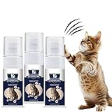 Anti Kratz Spray Katzen, Katzenabwehrspray, Fernhaltespray Katzen, Katzenschreckspray für Innen und Außen Möbelschutz, Katzenabwehr zur Kratzabwehr, Anti Katzen Spray, Cat Deterrent Spray (3PCS, 50ml)