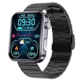 Wizvox Smartwatch Mit Blutdruckmessung, Smartwatch Damen Mit EKG Und Blutdruckmessung Bluetooth Verbunden, 𝐁l𝐮𝐭𝐳𝐮𝐜𝐤𝐞𝐫 Uhr Modischer Begleiter F06,B