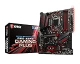 MSI MPG Z390 Gaming Plus (Motherboard ATX, LGA1151, DDR4, LAN, USB 3.1 Gen2, Type-C, M.2, Red Ambient Light, HDMI, DVI-D, Intel 8. und 9. Generation)