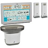 TFA Dostmann TFA.me ID-02, 35.8100.54.79 WLAN Wetterstation, Profi-Wettervorhersage durch wetter.com 3 bis 6 Tage, Online-Portal, inkl 2 Funk Außensensoren, inkl. Regenmesser, Max-Min-Werte