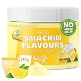 He-Ju Flavour Pulver Lemon Cheesecake 250g, vegan, Lemon Cheesecake Geschmackspulver zum Süßen fast ohne Kalorien