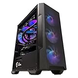 Desktop-PC Gaming Dekstop - Ryzen 5 4500, RTX 3060 12 GB, SSD 1 TB, 32 GB RAM, Flüssigkeitskühlkörper, 6 Lüfter