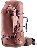 deuter Voyager 60+10 SL Damen Reiserucksack mit Daypack, Caspia-raisin