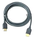 OPAX51 HDMI-Kabel, 2 m, hohe Geschwindigkeit, kompatibel mit TV, Konsolen, PC, Gaming, Laptops, Grau 51hdmi2
