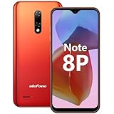 Ulefone Note 8P Handy Günstig 5,5-Zoll Smartphone ohne Vertrag 2GB + 16GB/128GB SD Quad Core Android Handy 2700mAh 8MP+5MP Kamera 4G LTE Dual SIM 3 Kartensteckplatz Face ID GPS Orange