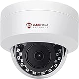 Anpviz 4MP PoE IP Kamera Outdoor mit Audio Aufnahme, Dome Überwachungskamera Aussen, 30M IR Nachtsicht, Bewegungserkennung, Fernzugriff Außen, Kein Netzteil, Kein Schnappschuss(U Serie)