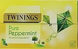 Twinings Pure Peppermint erfrischender und intensiver Pfefferminz-Tee im Tee-Beutel - Hochwertiger Kräutertee aus 100 % Pfefferminze, 25 Teebeutel (50 g) 1er Pack