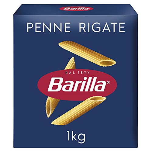 Barilla Pasta Klassische Penne Rigate n.73 aus hochwertigem Hartweizen immer al dente , (1 x 1 kg) 1er Pack