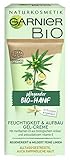 Garnier Gel-Crème, feuchtigkeitsspendend mit Bio-Hanf, regeneriert empfindliche Haut, mit Vitamin E, vegane Formel, zertifizierte Naturkosmetik, intensive Feuchtigkeit, 50 ml