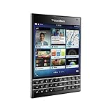 BlackBerry Passport Smartphone (11,4 cm (4,5 Zoll) Display, Nano-SIM, QWERTZ, 32GB interner Speicher, 13 Megapixel Kamera, Blackberry OS 10.3) schwarz