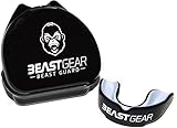 Beast Gear Mundschutz/Zahnschutz - Für Boxen, MMA, Rugby, Kickboxen, Judo, Karate, Hockey & Kampfsport. Sportmundschutz mit Praktischer Aufbewahrungsbox. Schützt Zähne, Zahnfleisch & Kiefer.