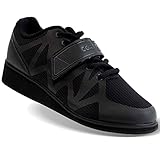 Core Gewichtheberschuhe, Powerlifting Schuhe, Gewichtheberschuhe für Herren und Damen, Shoes for Weightlifting and Bodybuilding, Squat Schuhe, Gewichtheber Schuhe, Kreuzheben Schuhe Schwarz 45 EU