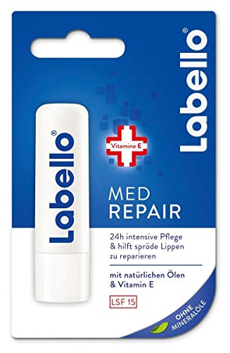 Labello Med Repair Lippenpflegestift für intensiven Lippenschutz, 4.8 g