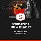 SOUND FORGE Audio Studio 17 – Das Multitalent für Recording, Audio Editing, Restauration & Mastering | Audio Bearbeitung Software | Musikproduktion | für Windows 10/11 PC | 1 PC Lizenz