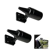 Hirschpfeifen Alarm,Autoalarm Motorrad Hirsch Ultraschall Warnung,Hirschpfeifen Warnung,Hirschpfeife Ultraschall,Auto Deer Warnung,für Autos,Kraftfahrzeuge,Motorräder,Schwarz,2 Stück
