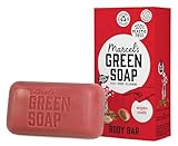 Marcel's Green Soap - Dusch Bar Argan & Oudh - Dusch Seife - Körperseife Fest - Umweltfreundlich - Vegan - 97% Biologisch abbaubar - 150 gr